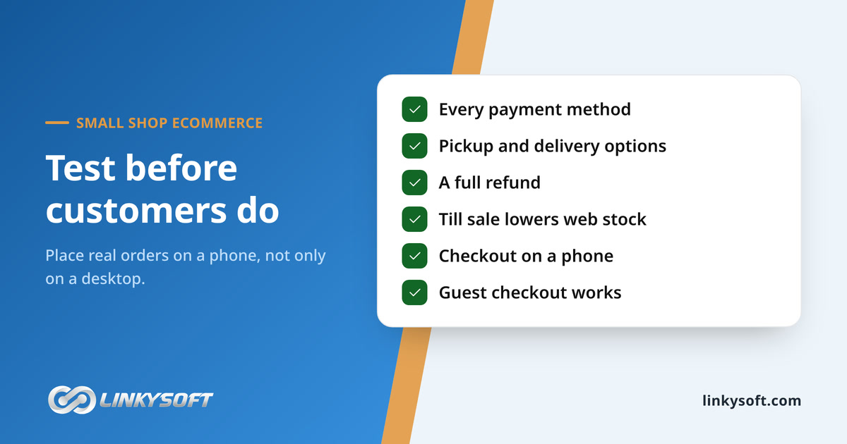 Test before customers do