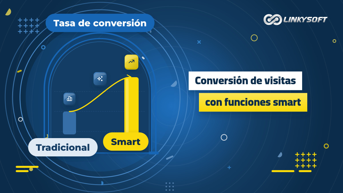 Tabla comparativa entre las funciones inteligentes en sitios web modernos y las plataformas tradicionales respecto a la tasa de conversión de visitantes en clientes.
