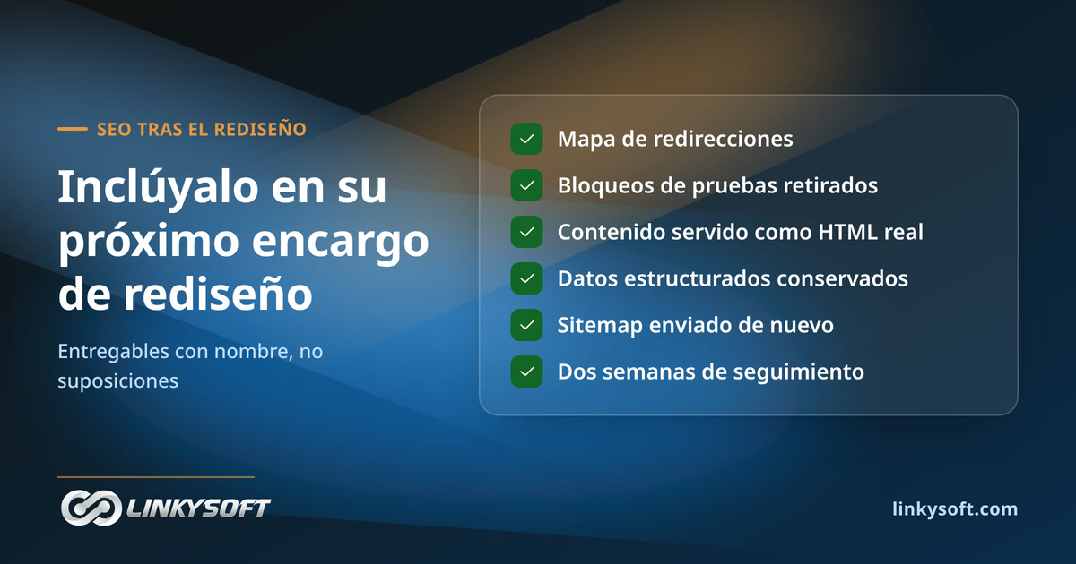 Inclúyalo en su próximo encargo de rediseño